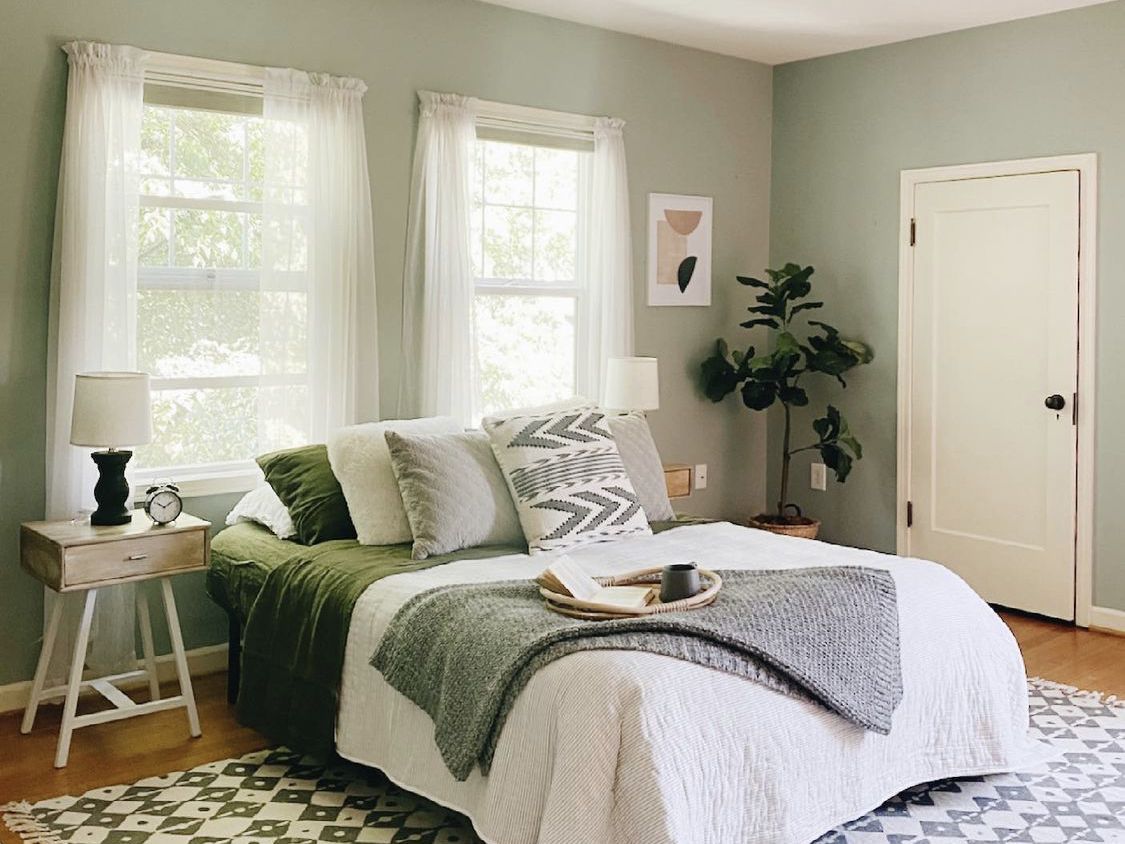 Sage Green Bedroom 